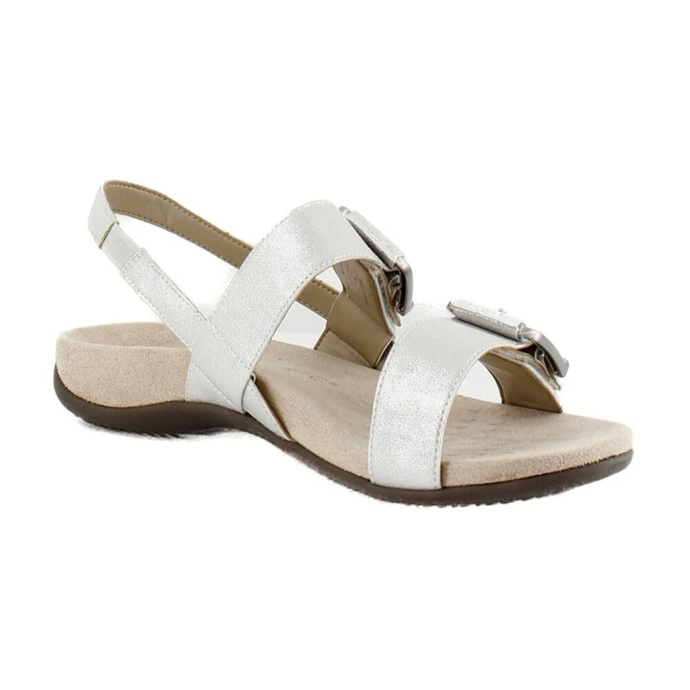 Vionic Reese Silver Met Synthetic Fabric